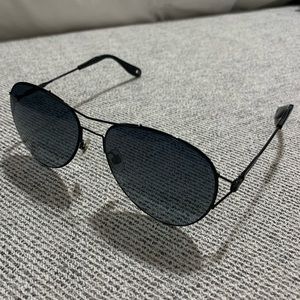 Givenchy black aviator sunglasses
